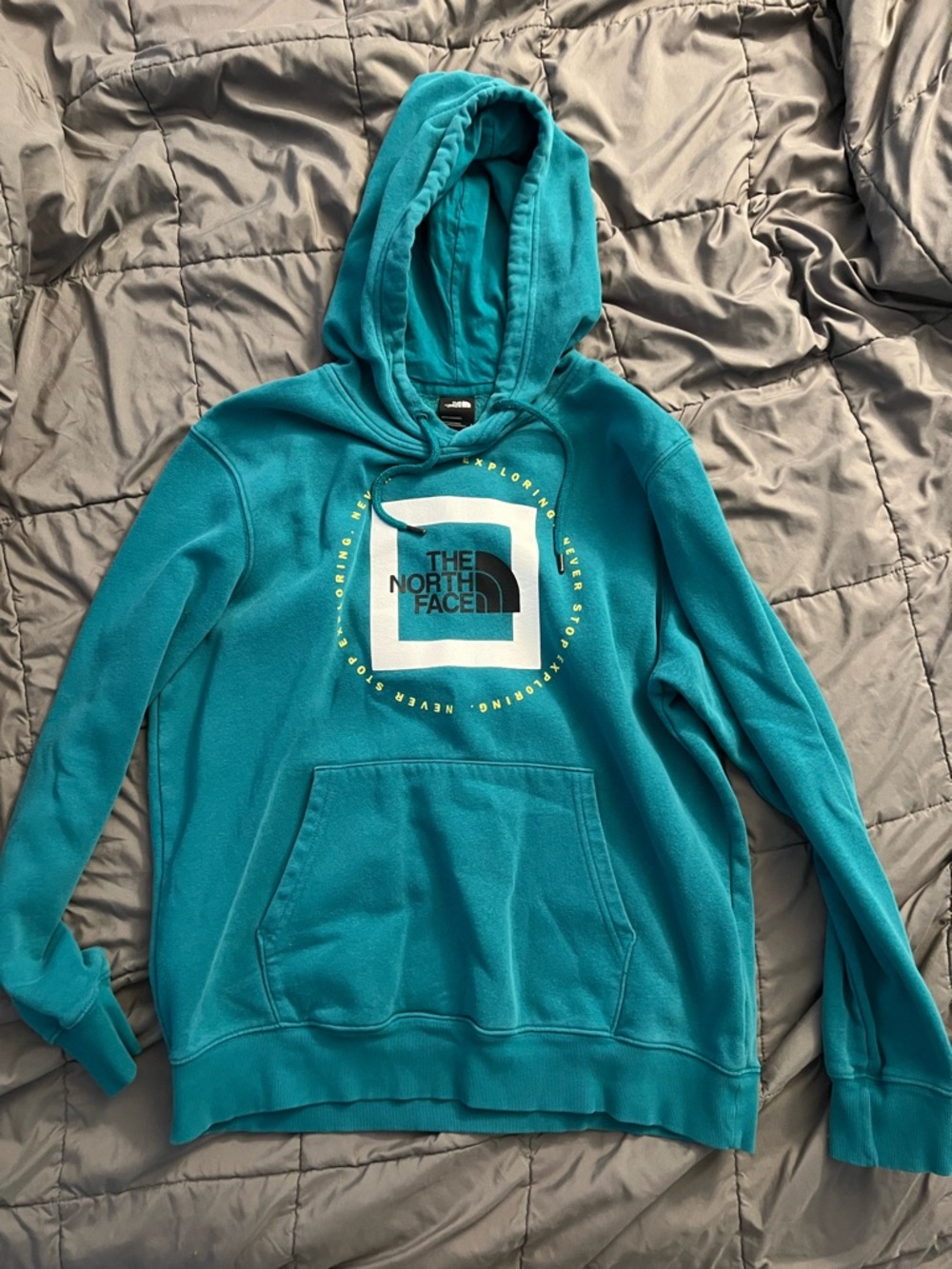 The North Face Teal Fleece Hoodie